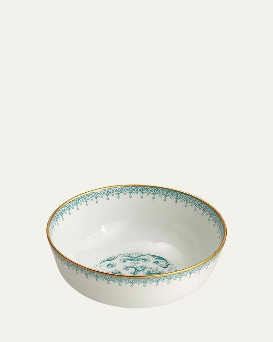 Green Lace Dessert Bowl